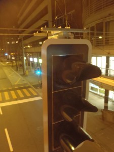 Ampel an Seil